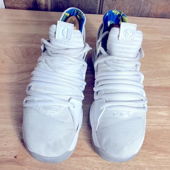 Nike Sneakers Shoes Boys US 6.5Y Zoom KD Warriors AJ 7781-101 - Picture 12 of 12